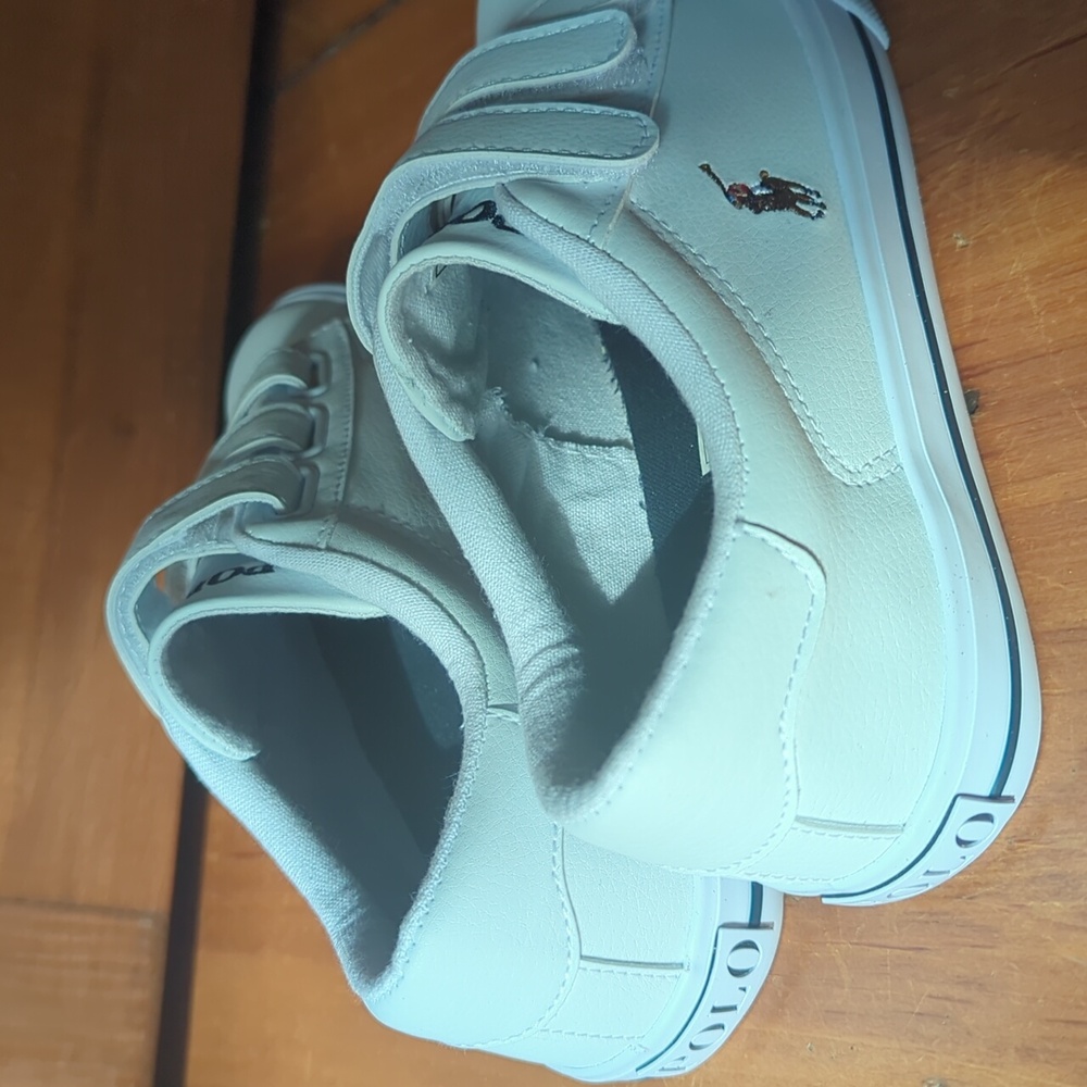 LIKE NEW Polo Leather Velcro Shoes - Picture 4 of 12